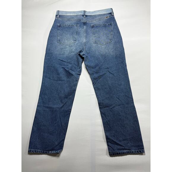 Kancan Women's 2-Tone Button Fly Tapered Leg Blue Denim Jeans - Sz 15 (36x28.5) - Picture 3 of 6